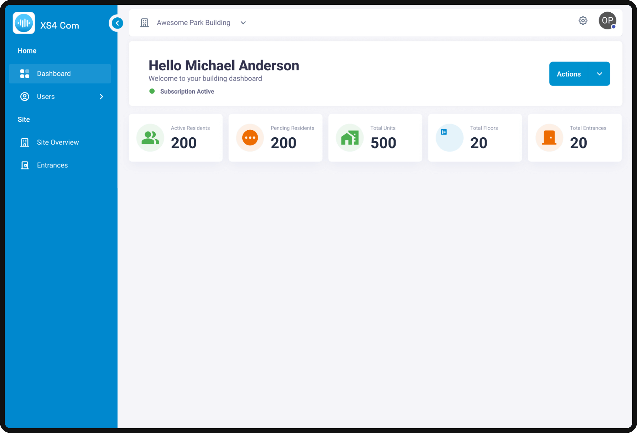 Salto Systems - XS4 Com Web App