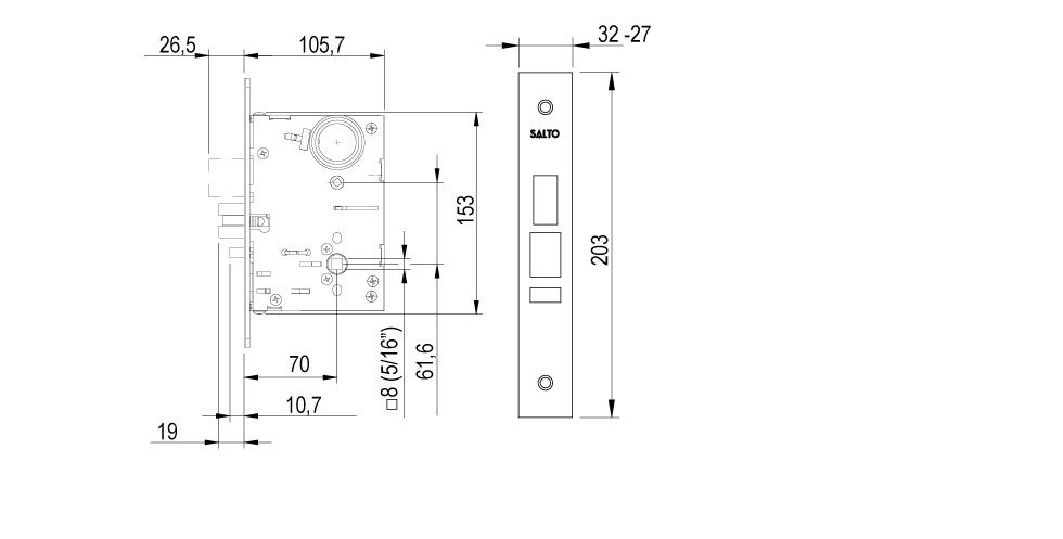 LA1T Technical Drawing