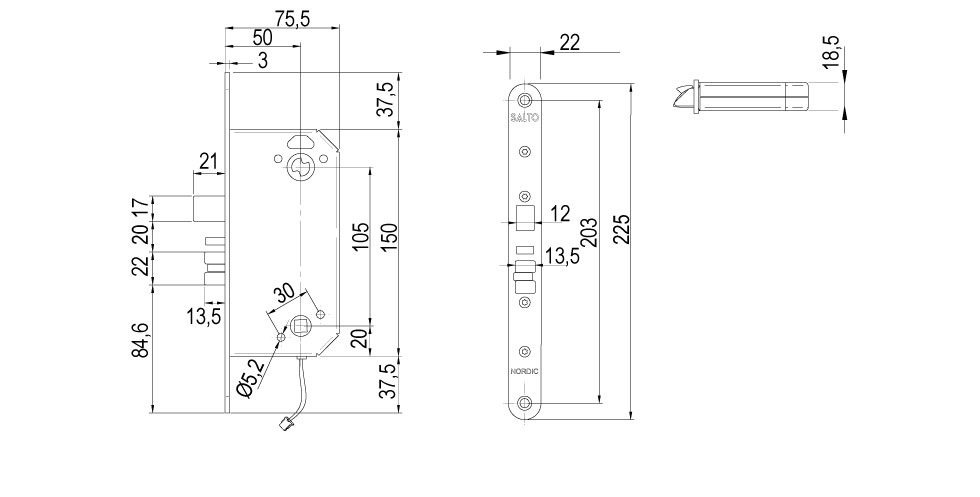 LS5N Technical Drawing