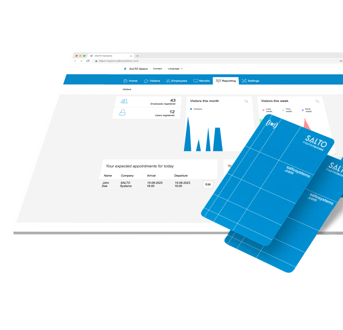 Salto Systems - Blue Entrance Space Management Software