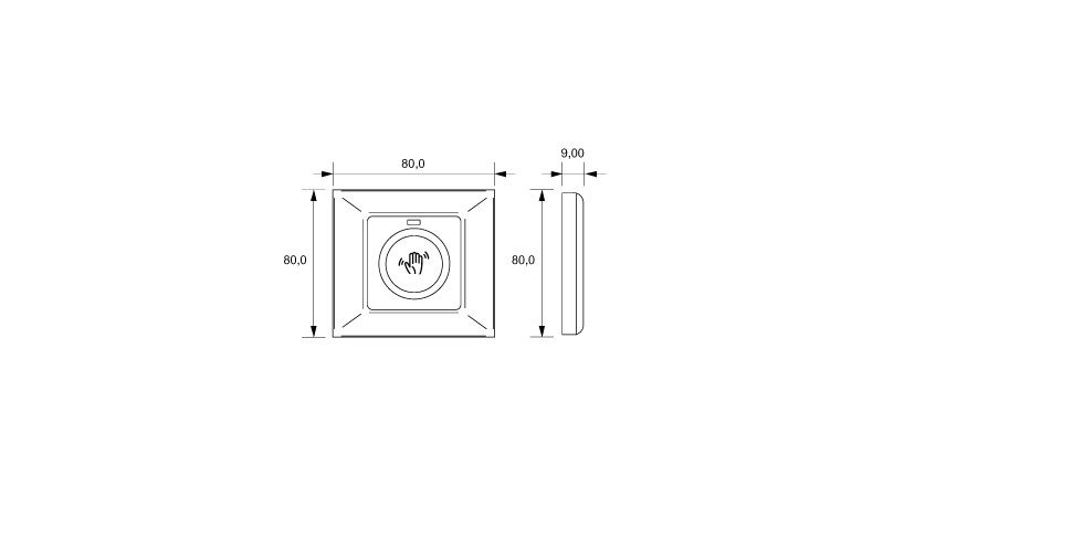 Wave XS Euro Technical Drawing