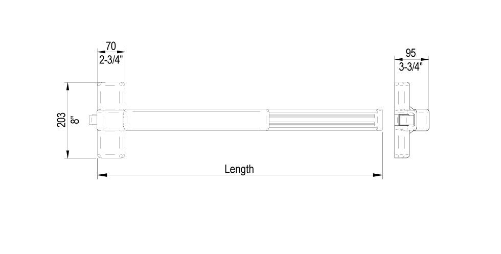 XS4 PBF110 Technical Drawing