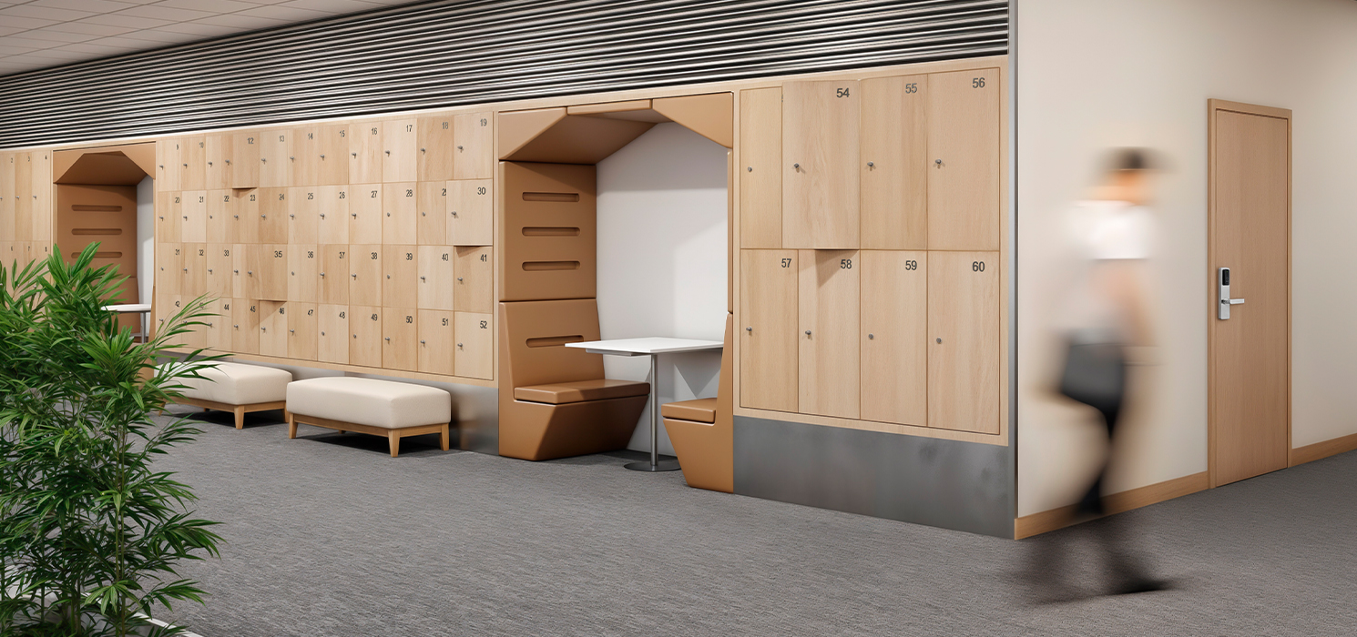 Maximize workspace productivity and flexibility with smarter access and lockers 