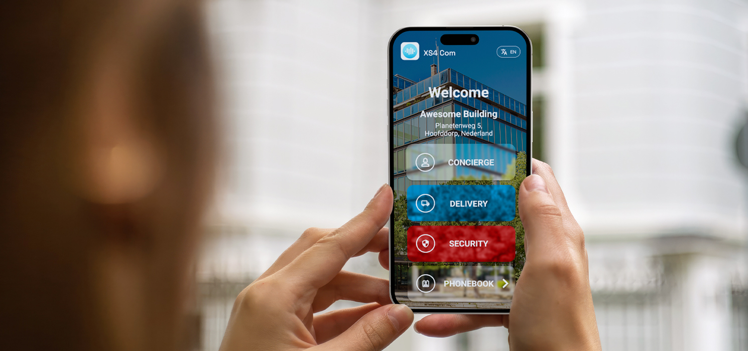 XS4 Com. Door intercom access control solution